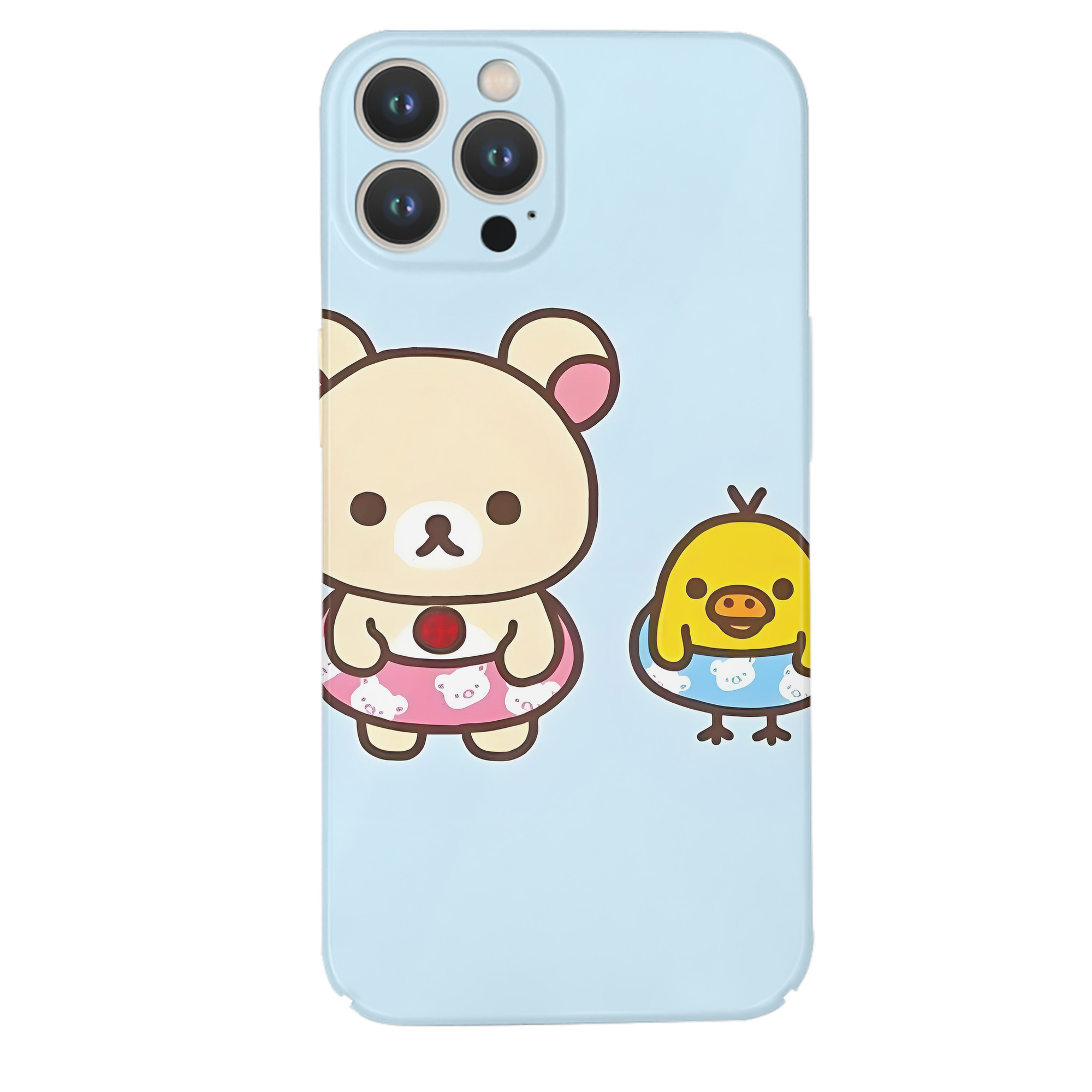 （画像用） リラックマ リラックマ キイロイトリ Rilakkuma Korilakkuma Kiiroitori 【iPhone 14シリーズ対応】ハードケース
